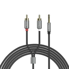 AUX кабель Hoco UPA10 1,5m RCA Audio 3.5 mm серый 25686 фото