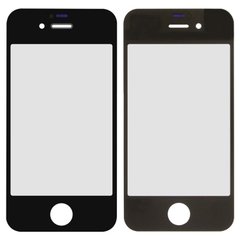 Стекло корпуса для Apple iPhone 4, 4S черный 06832 фото