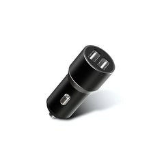 Автомобільний зарядний пристрій XO CC30 Metal car charger чорний 27525 фото