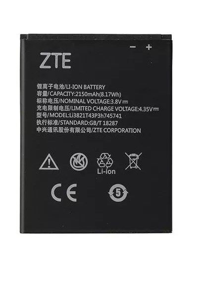 Аккумулятор ZTE Blade L5, L5 Plus, T520 Li3821T43P3h745741 2150 mAh 22226 фото