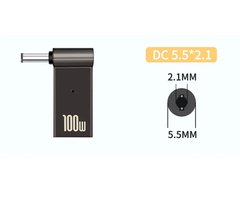 Переходник для зарядки ноутбука от павербанка USB Type-C на DC 5.5x2.1mm + PD Triger 20V 26940 фото