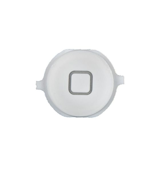 Пластик кнопки меню для мобильных телефонов Apple iPhone 4S белый 07243 фото