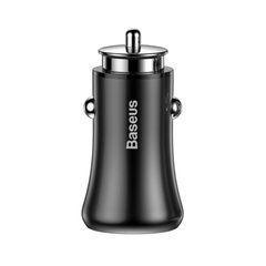 Автомобильное зарядное устройство Baseus Gentleman 4.8A 2xUSB черный (CCALL-GB01) 17784 фото