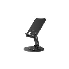 Тримач-підставка для телефону XO C108 mall Disc Rotating 360° Metal Phone Holder чорний 13003 фото