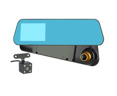 Автомобільний відеореєстратор V6 (A70) T1 FHD 1080P, LCD 4.3", TF card 32 Gb/Class 10 c камерою заднього виду 28289 фото