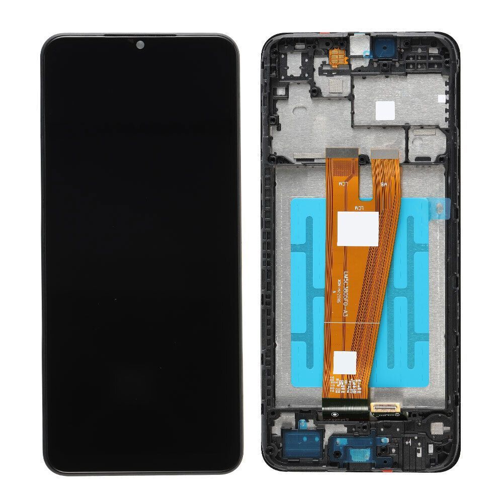 Дисплей для Samsung A045 Galaxy A04 2022 з рамкою чорний 27441 фото