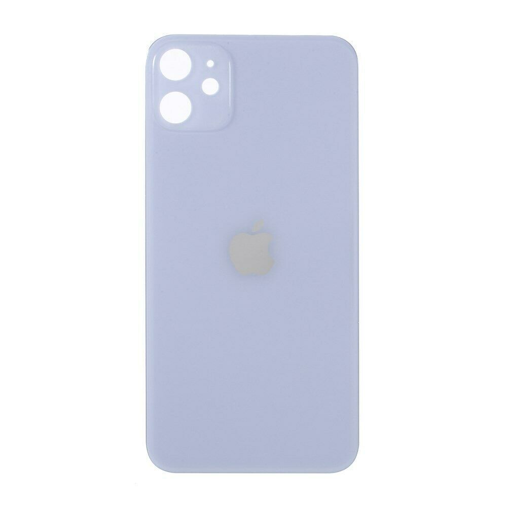 Задняя крышка для iPhone 11 , фиолетовая, копия высокого качества, с большим отверстием под камеру 21180 фото