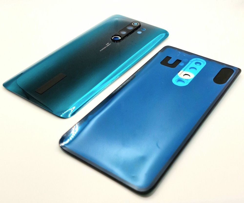 Задняя крышка для Xiaomi Redmi Note 8 Pro со стеклом камеры, стекло, зеленая, Оригинал Китай 28166 фото