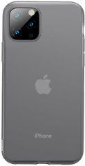 Чехол Baseus Jelly Liquid Silica Gel Transparent Black для Apple iPhone 11 (WIAPIPH61S-GD01) 15990 фото