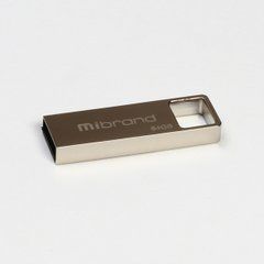 Флеш память Mibrand USB 2.0 Shark 64Gb Silver 26920 фото