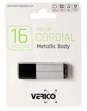 Флеш память Verico USB 16Gb Cordial серебряный 13965 фото
