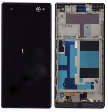 Дисплей Sony D2502, D2533 Xperia C3 и рамкой черный 22178 фото