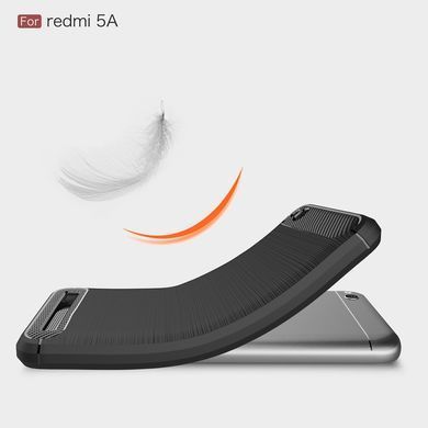 Чехол силиконовый Brush для Xiaomi Redmi 5A Черный 09995 фото