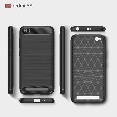Чехол силиконовый Brush для Xiaomi Redmi 5A Черный 09995 фото