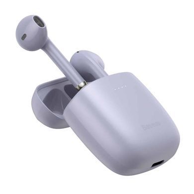 Беспроводные Bluetooth наушники Baseus Encok True Wireless Earphones W04 фиолетовый (NGTW030105) 27578 фото