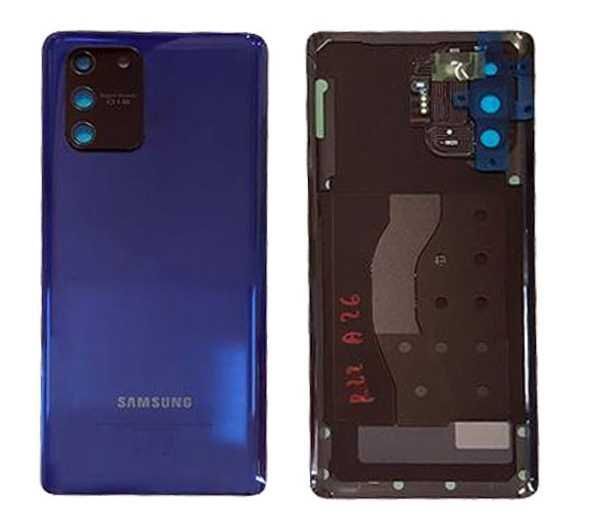 Задняя крышка для Samsung G770F Galaxy S10 Lite синяя, Оригинал Китай, со стеклом камеры 24422 фото