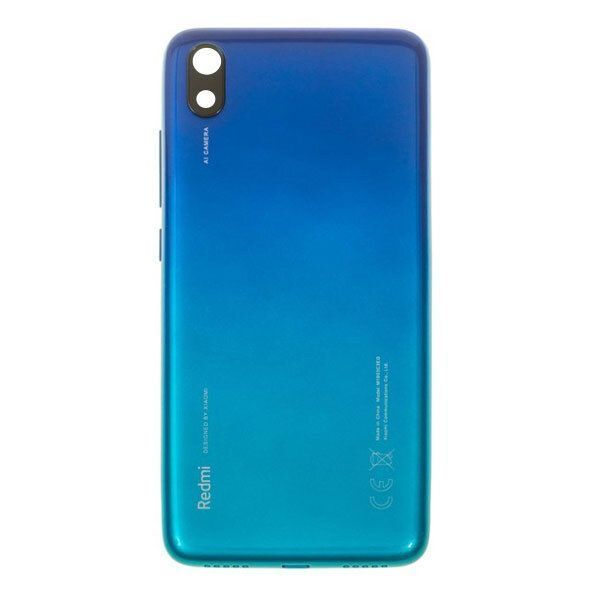 Задня кришка для Xiaomi Redmi 7A зі склом камери синя оригінал Китай 05090 фото