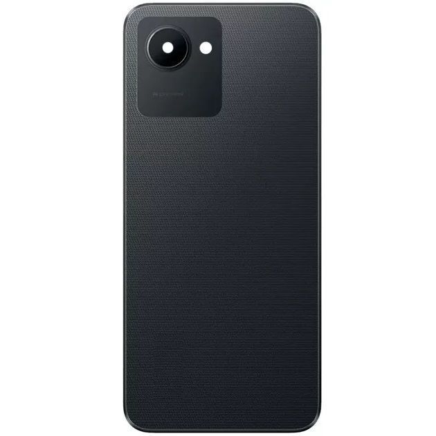 Задняя крышка для Realme C30s серая, Stripe Black со стеклом камеры Оригинал Китай 32365 фото