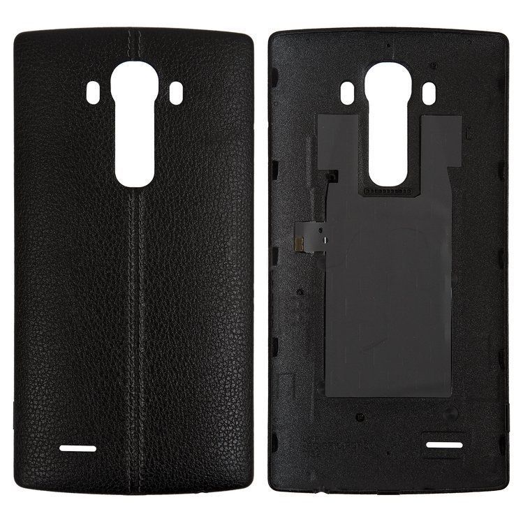 Задняя крышка для LG H810 G4, H811, H812, H815, H818, F500, LS991, VS986 черная, Leather Black Оригинал Китай 05084 фото
