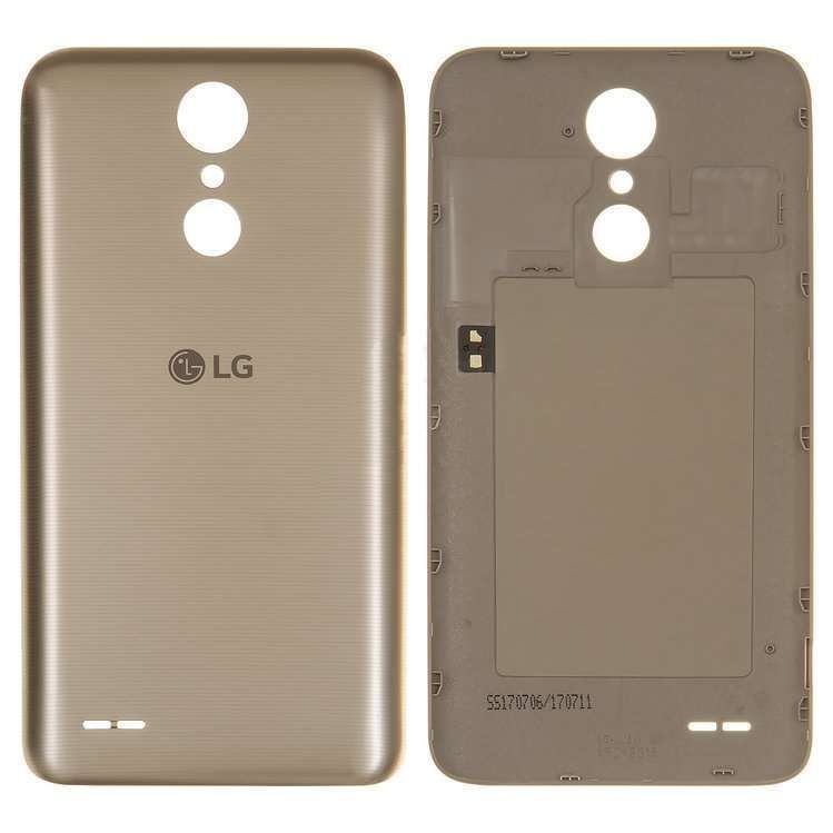 Задняя крышка для LG M250 K10 (2017), X400 K10 (2017) золотистая 10236 фото