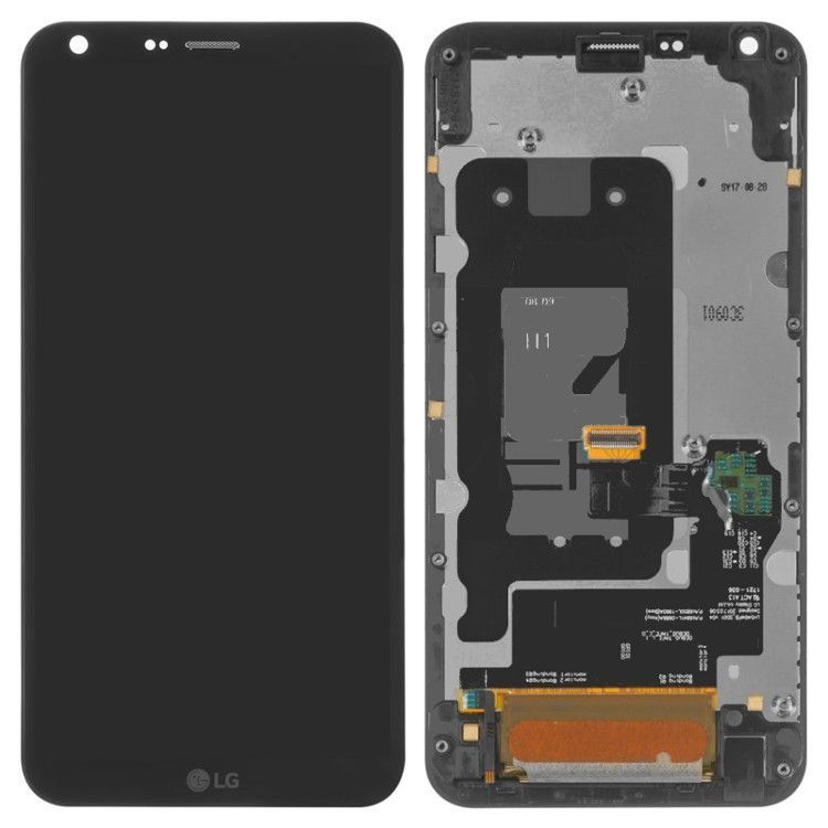 Дисплей для LG M700 Q6 з рамкою золотистий Terra Gold 10015 фото