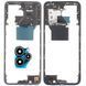 Рамка корпуса Xiaomi Redmi 12 голубая, Sky Blue со стеклом камеры 31200 фото