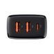 Мережевий зарядний пристрій Baseus Compact Charger 30W (2-USB + type-C) (CCXJ-E01) чорний 27807 фото 2