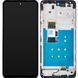Дисплей для Motorola XT2331 Moto G13, XT2333 Moto G23 с рамкой черный 29126 фото