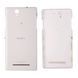 Задняя крышка для Sony D2502 Xperia C3 Dual Sim, D2533 белая 08457 фото