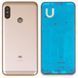 Задня кришка для Xiaomi Mi A2 Lite, Redmi 6 Pro зі склом камери золотиста 05952 фото
