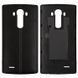 Задняя крышка для LG H810 G4, H811, H812, H815, H818, F500, LS991, VS986 черная, Leather Black Оригинал Китай 05084 фото