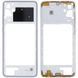 Рамка корпусу Samsung A055 Galaxy A05 срібляста 33124 фото