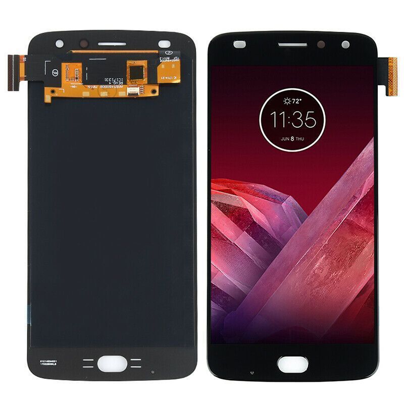 Дисплей для Motorola XT1710 Moto Z2 Play черный, OLED 16108 фото