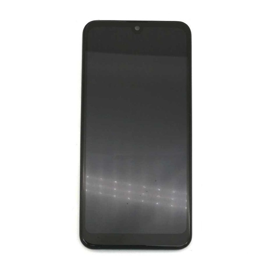 Дисплей для LG K50, Q60, K12 Max, K12 Prime с рамкой синий 22692 фото