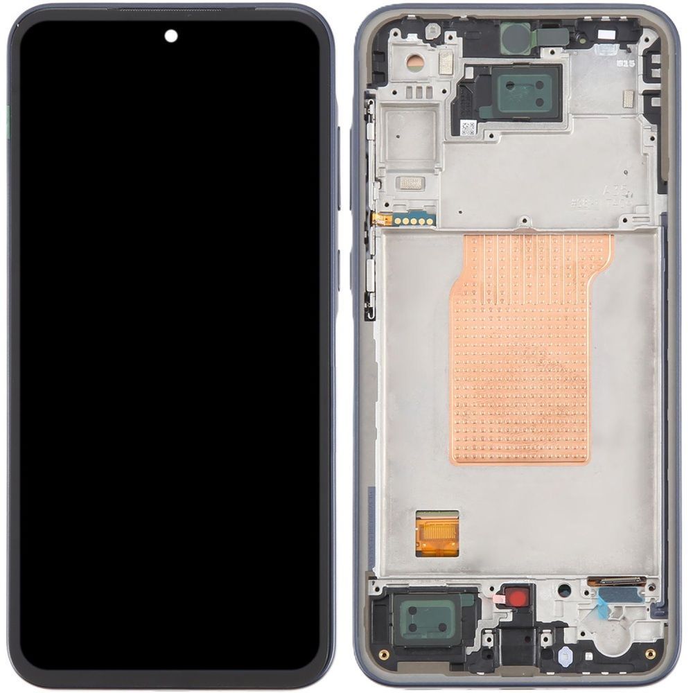 Дисплей для Samsung A356 Galaxy A35 с рамкой синий Navy Оригинал (GH82-34224A) 32629 фото