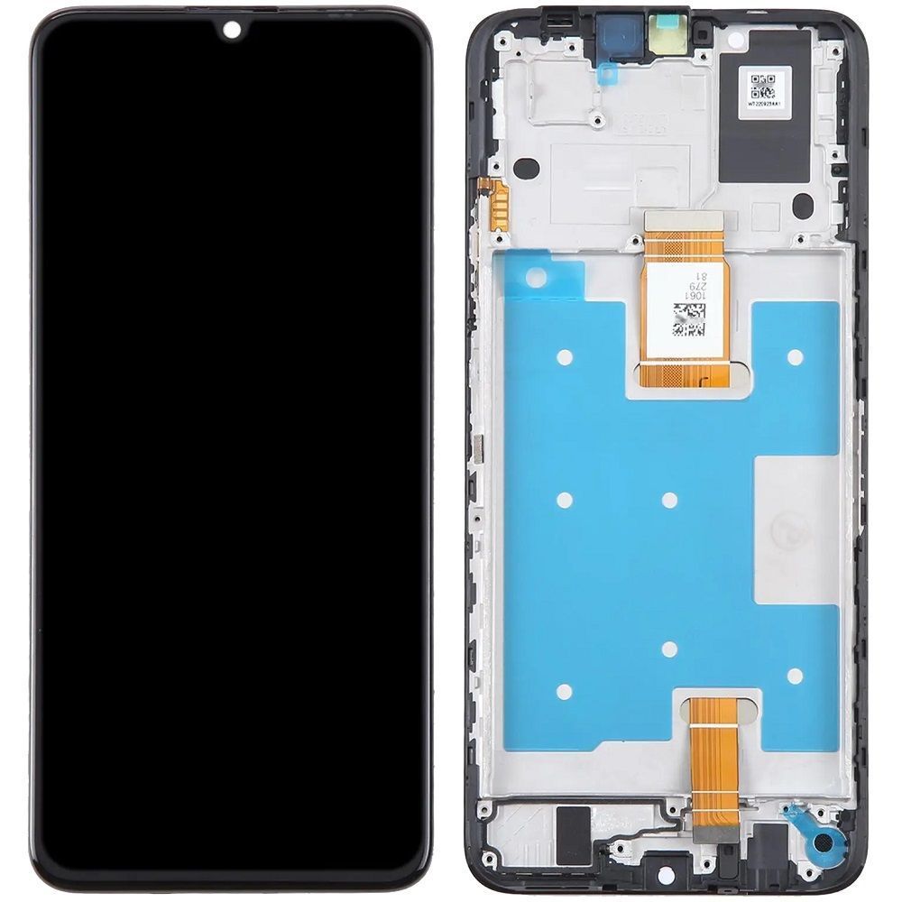 Дисплей для Honor X7b CLK-LX1, CLK-LX2, CLK-LX3, Honor Play 50 Plus, Honor Play 8T, Honor 90 Smart с рамкой черный Оригинал Китай 30234 фото