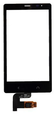 Сенсор (тачскрин) Nokia X2 Dual Sim черный 01690 фото