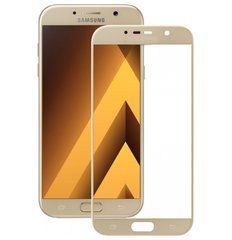 3D Защитное стекло для Samsung J730 Galaxy J7 (2017) золотое 11800 фото
