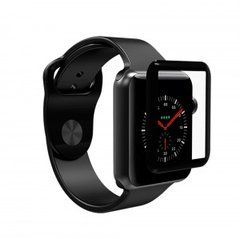 3D Защитное стекло Apple Watch 1, Watch 2, Watch 3 42mm матовое, черное 19540 фото
