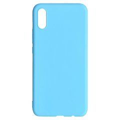 Чехол силиконовый для Xiaomi Redmi 9A синий 18811 фото