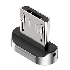 Адаптер для магнітного кабеля Micro-usb сріблястий 20823 фото