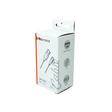Кабель MiBrand MI-11 Type-A - Type-C 1м 2A черный 26835 фото