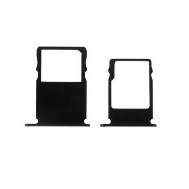 Тримач Sim-карти та карти пам'яті Nokia 3 TA-1020, чорний, Matte Black, на 1 Sim-карту, комплект 2 шт. 16602 фото