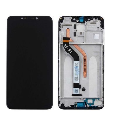 Дисплей для Xiaomi Pocophone F1 с рамкой черный 13058 фото