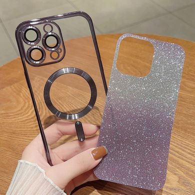 Чохол Shiny Magnetic для Apple iPhone 14 Pro Max темно-фіолетовий 28074 фото