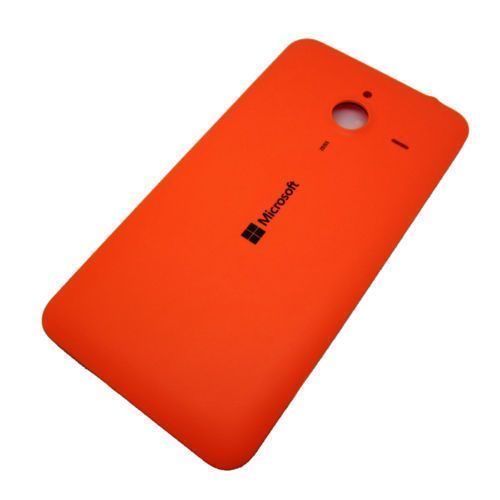 Задняя кришка для Microsoft (Nokia) Lumia 640 XL Dual Sim (RM-1062/RM-1065) оранжевая 08630 фото