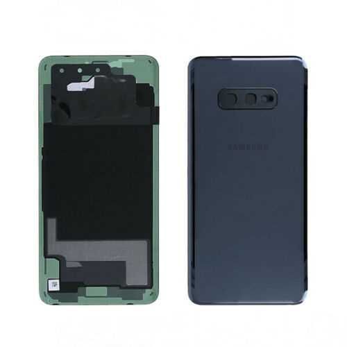 Задняя крышка для Samsung G970 Galaxy S10e черная, со стеклом камеры 24440 фото