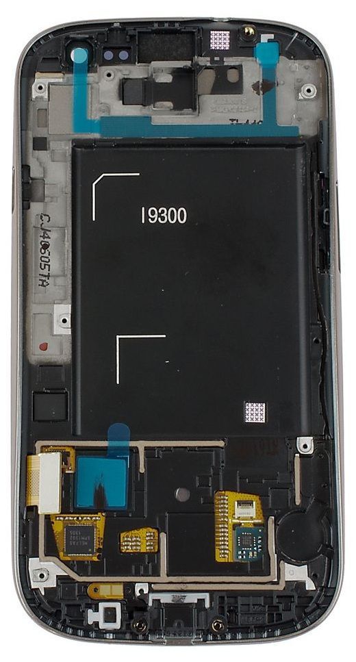 Дисплей для Samsung i9300 Galaxy S3 с рамкой коричневый 02551 фото