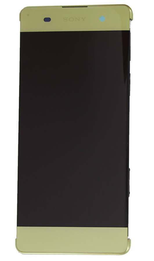 Дисплей Sony F3111, F3112, F3113, F3115, F3116 Xperia XA и рамкой золотистый, Lime Gold Оригинал Китай 08779 фото