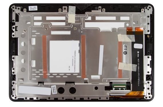 Дисплей для Asus MeMO Pad 10 ME102A с рамкой белый MCF-101-0990-01-FPC-V4.0 05557 фото